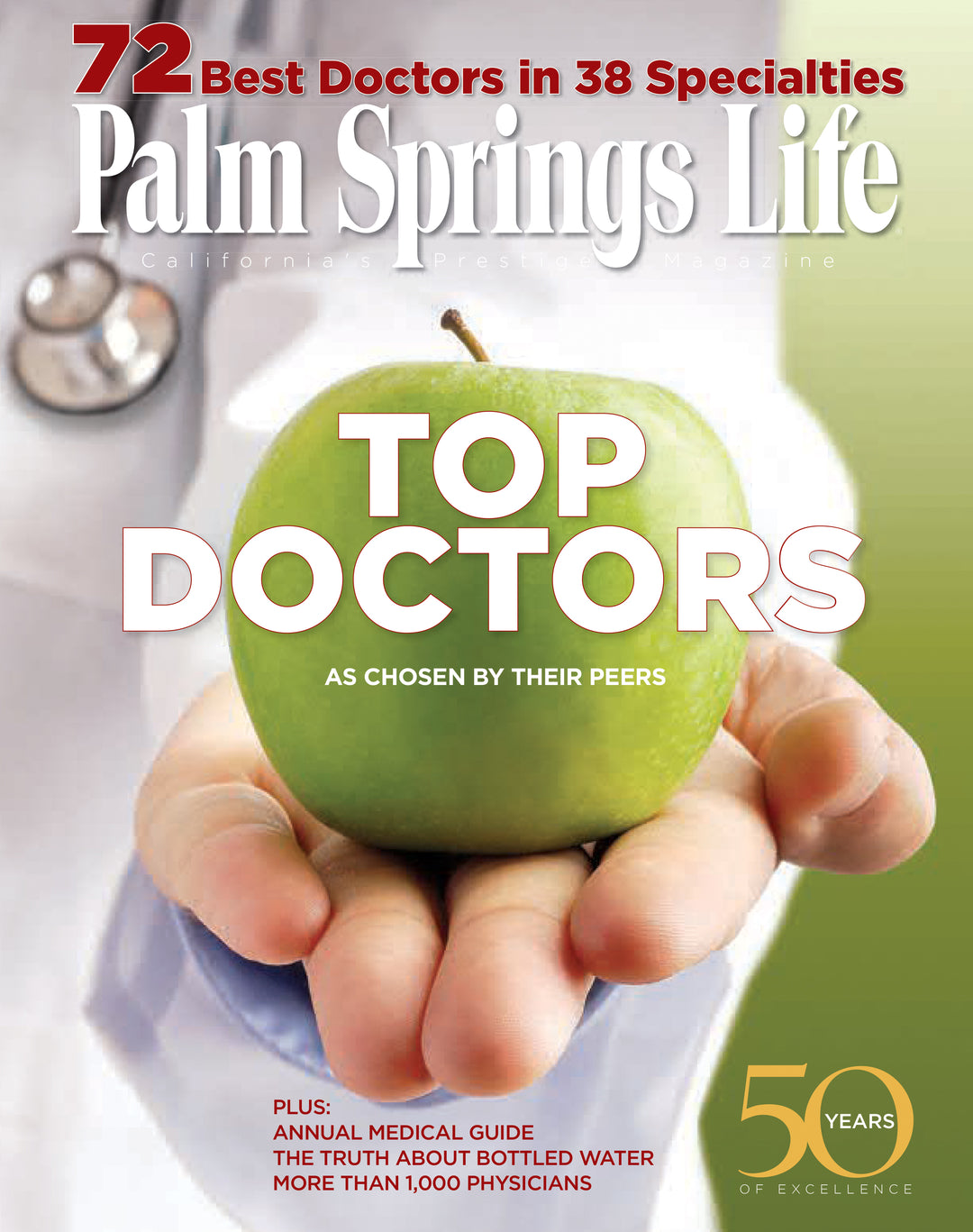 Palm Springs Life - July 2008 - Cover Poster