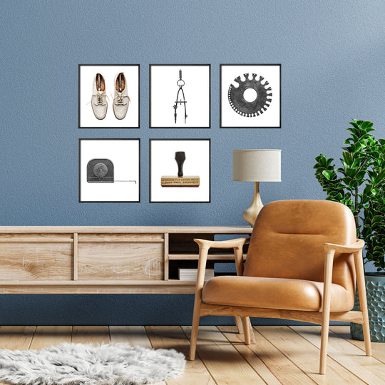 Albert Frey Print - Shoes - 12x12