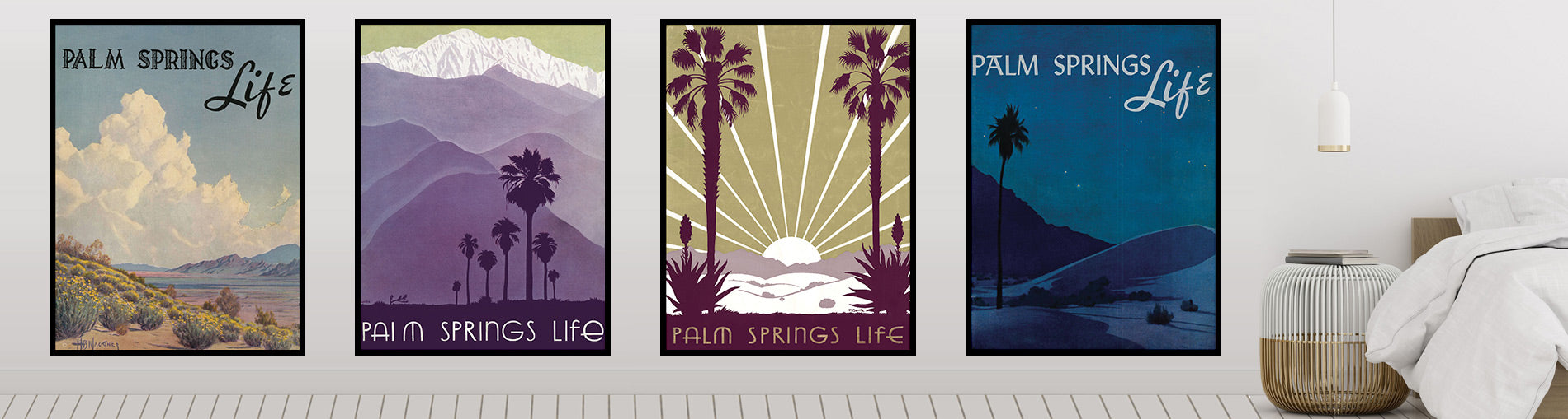 Vintage to Modern Day - Palm Springs Wall Art Celebrities