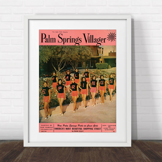 Palm Springs Villager - June 1956 - Cover Poster
