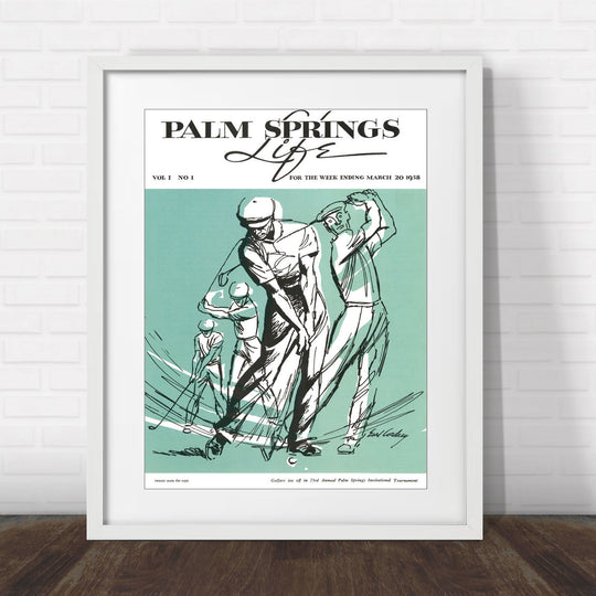 Palm Springs Life - March 20, 1958 - Cover Poster