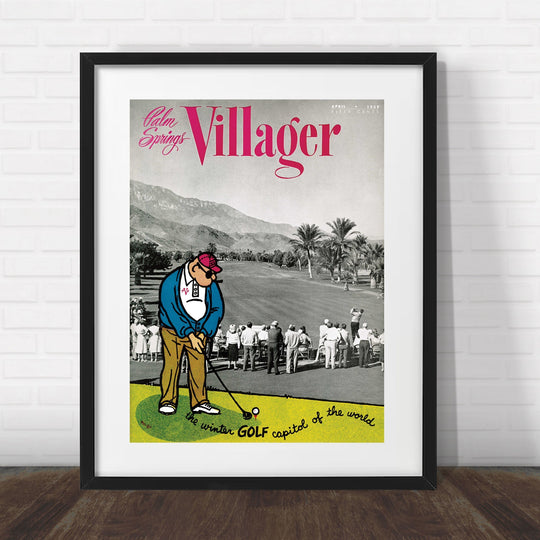 Palm Springs Villager - April 1959 - Cover Poster