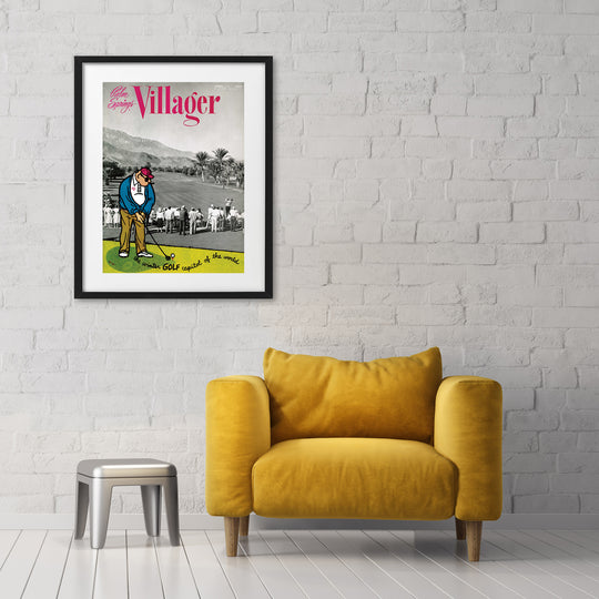 Palm Springs Villager - April 1959 - Cover Poster