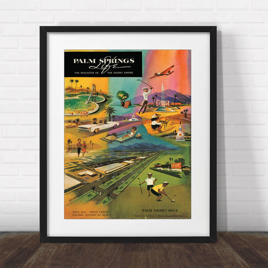 Palm Springs Life - July 1962 - Cover Poster