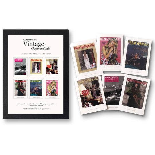Palm Springs Life Vintage Holiday Covers Notecard Set