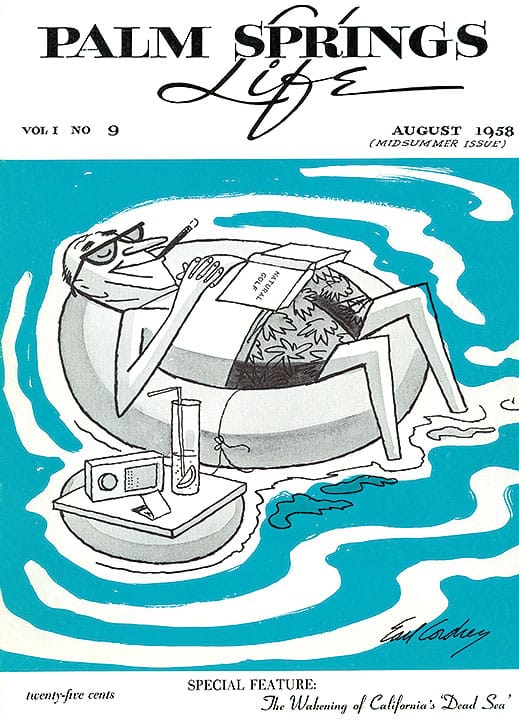 Palm Springs Life - August 1958 - Cover Poster