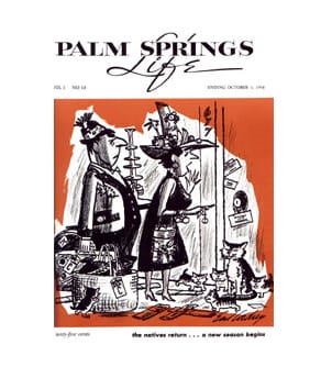 Palm Springs Life - October 3 1958 - Cover Poster