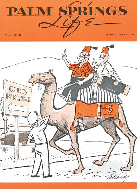 Palm Springs Life - October 17 1958 - Cover Poster