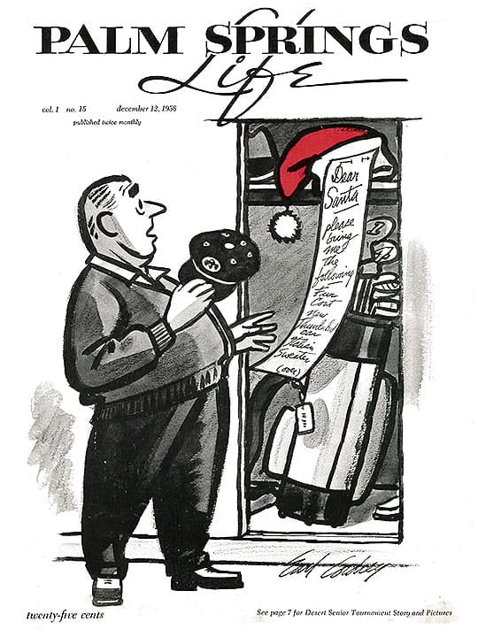 Palm Springs Life - December 12 1958 - Cover Poster
