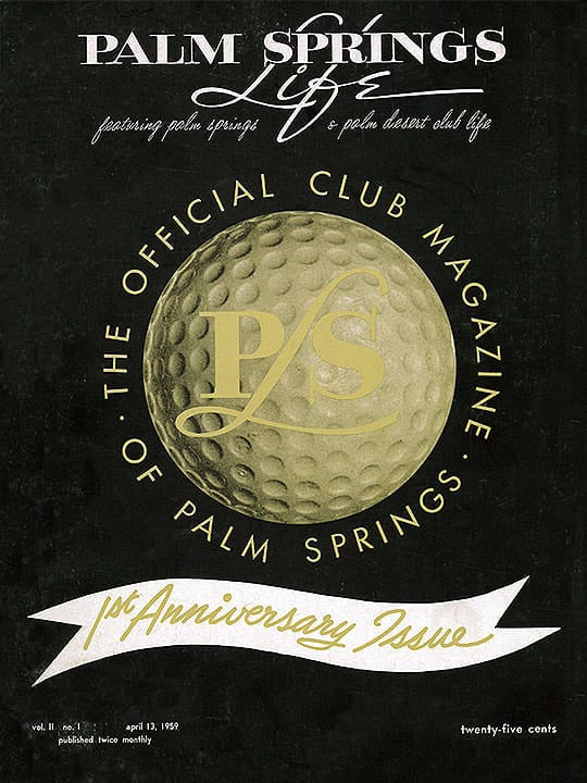 Palm Springs Life - April 13 1959 - Cover Poster