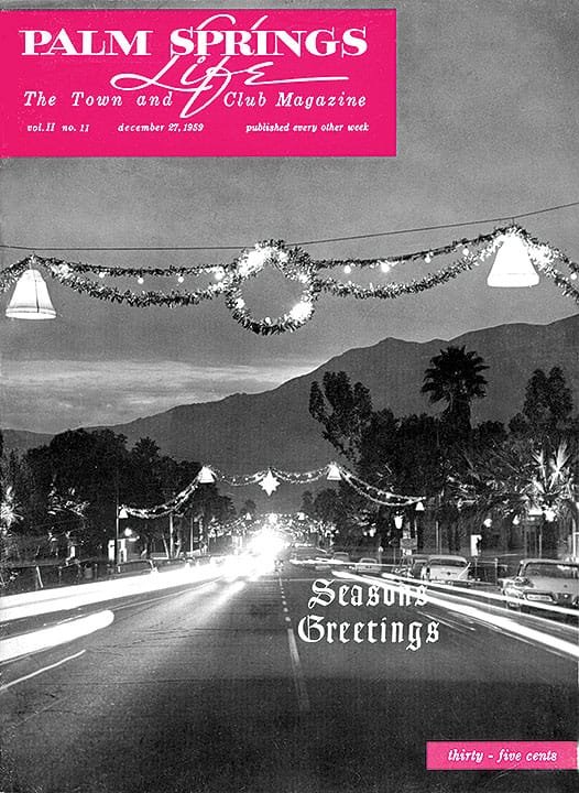 Palm Springs Life - December 27 1959 - Cover Poster