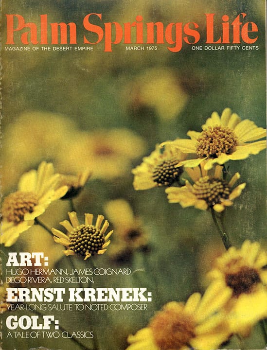 Palm Springs Life - March 1975 - Cover Poster