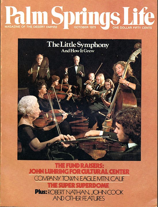 Palm Springs Life - October 1975 - Cover Poster