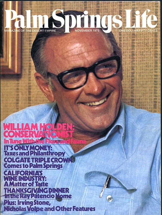 Palm Springs Life - November 1975 - Cover Poster