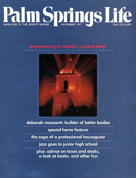 Palm Springs Life - November 1977 - Cover Poster