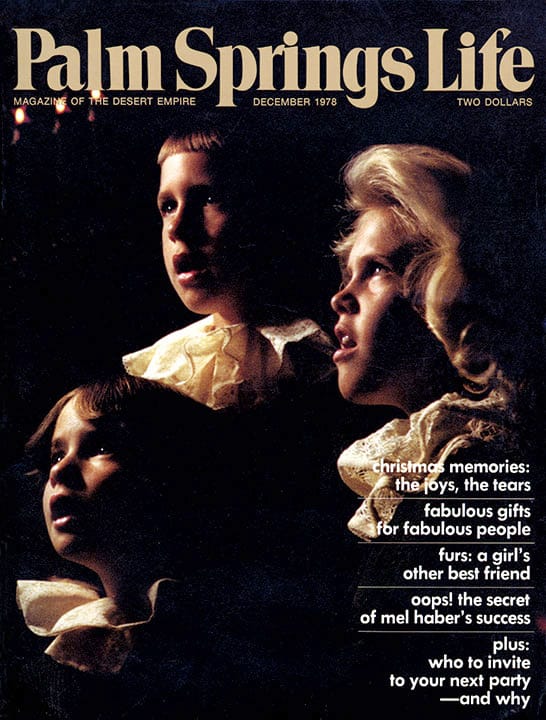 Palm Springs Life - December 1978 - Cover Poster