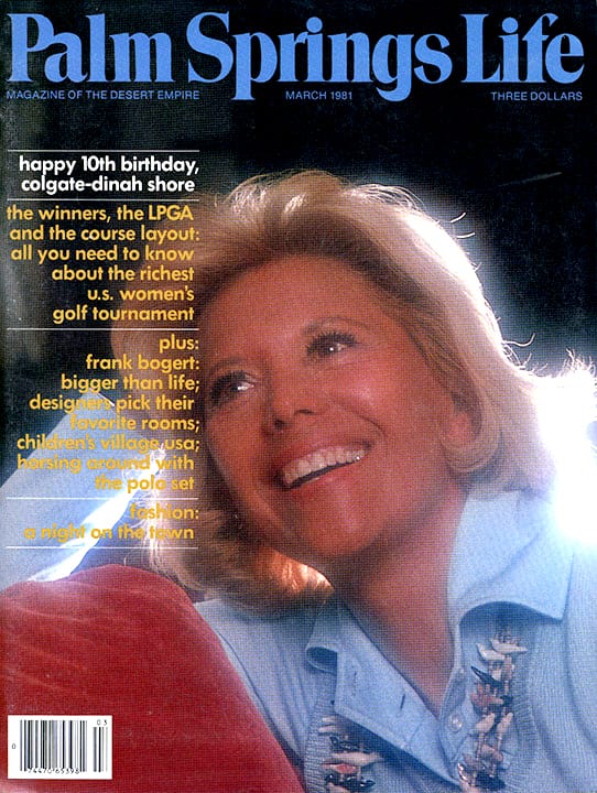 Palm Springs Life - March 1981 - Cover Poster