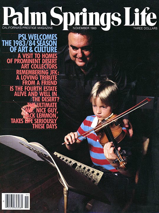 Palm Springs Life - November 1983 - Cover Poster