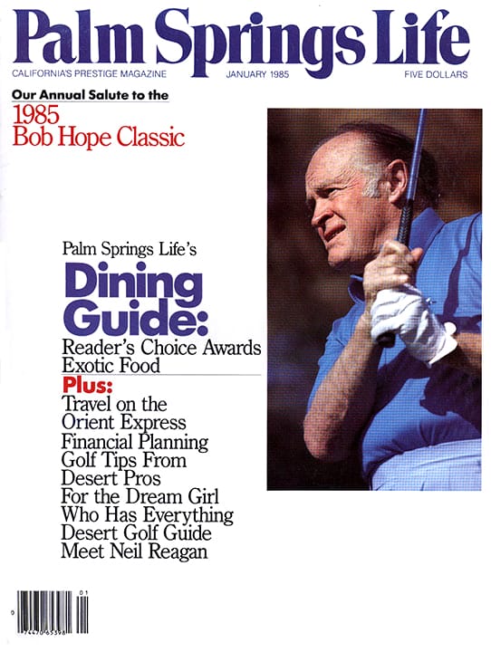 Palm Springs Life - January 1985 - Cover Poster
