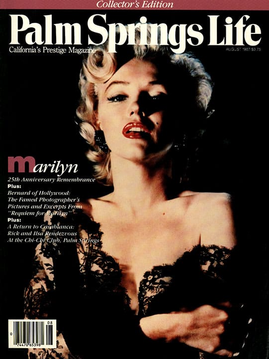 Palm Springs Life - August 1987 - Cover Poster