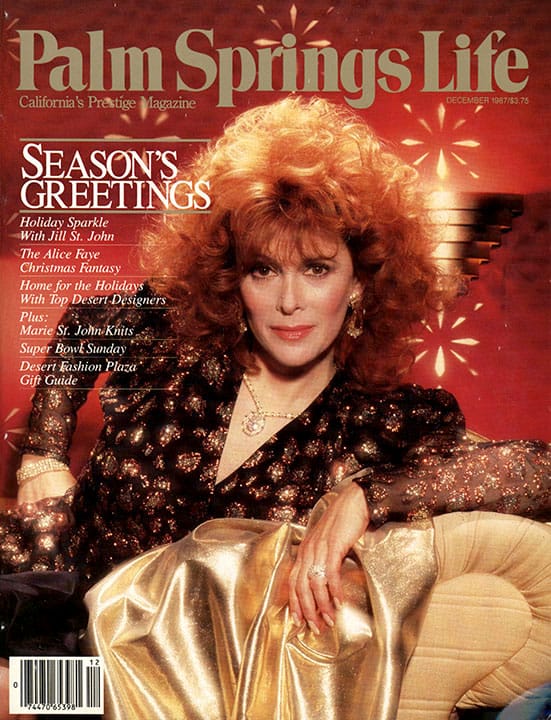 Palm Springs Life - December 1987 - Cover Poster