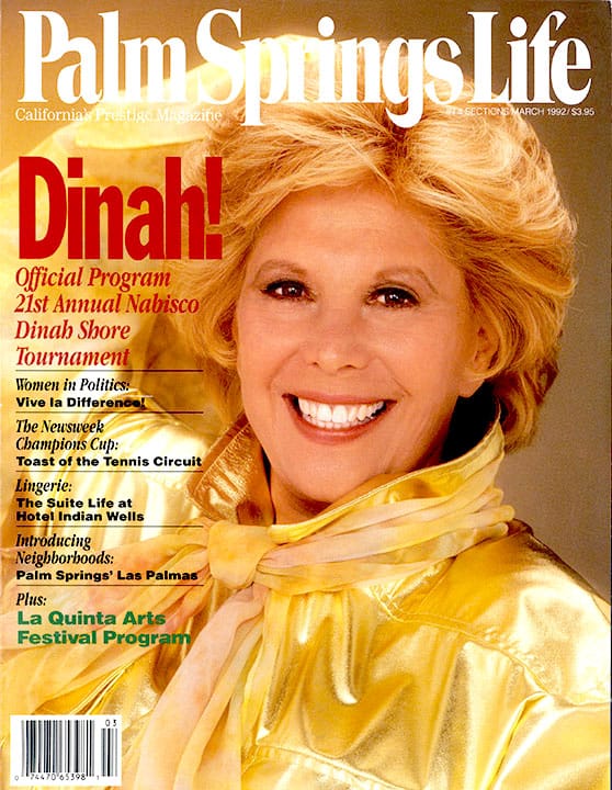 Palm Springs Life - March 1992 - Cover Poster