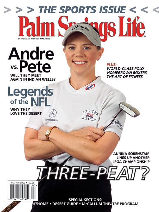 Palm Springs Life Magazine March 2003