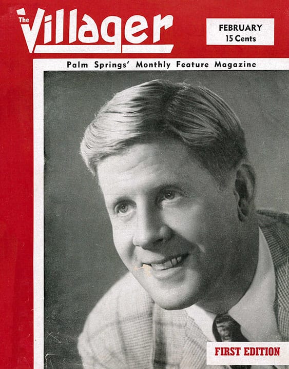 Palm Springs Villager - February 1946 - Cover Poster