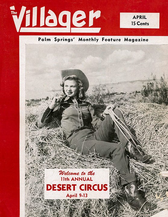 Palm Springs Villager - April 1947 - Cover Poster