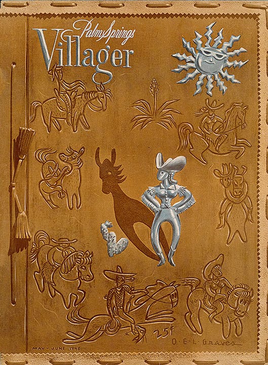 Palm Springs Villager - May-June 1948 - Cover Poster