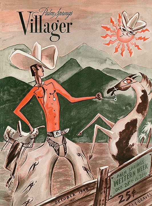 Palm Springs Villager - October 1948 - Cover Poster