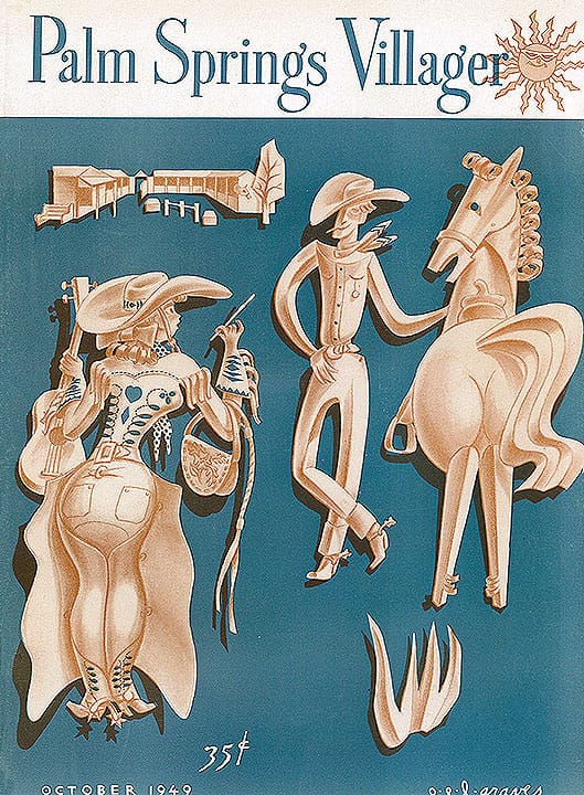 Palm Springs Villager - October 1949 - Cover Poster