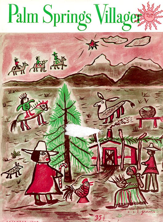 Palm Springs Villager - December 1949 - Cover Poster