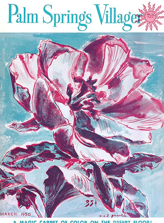 Palm Springs Villager - March 1950 - Cover Poster