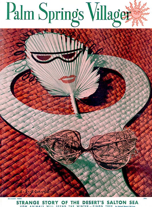 Palm Springs Villager - October 1950 - Cover Poster