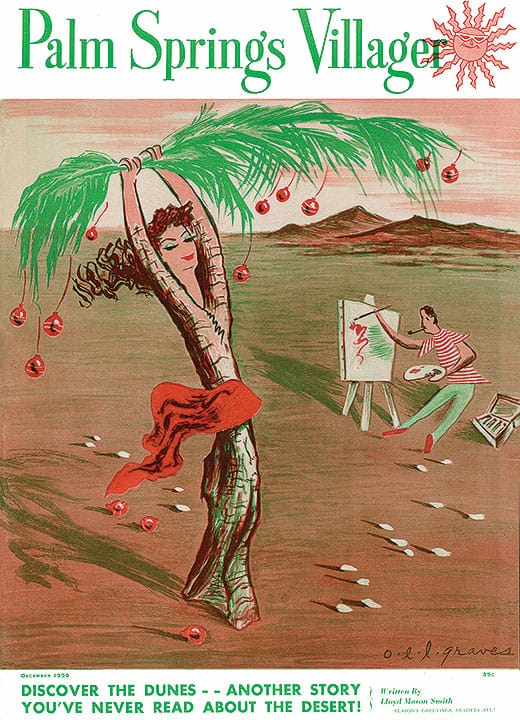 Palm Springs Villager - December 1950 - Cover Poster