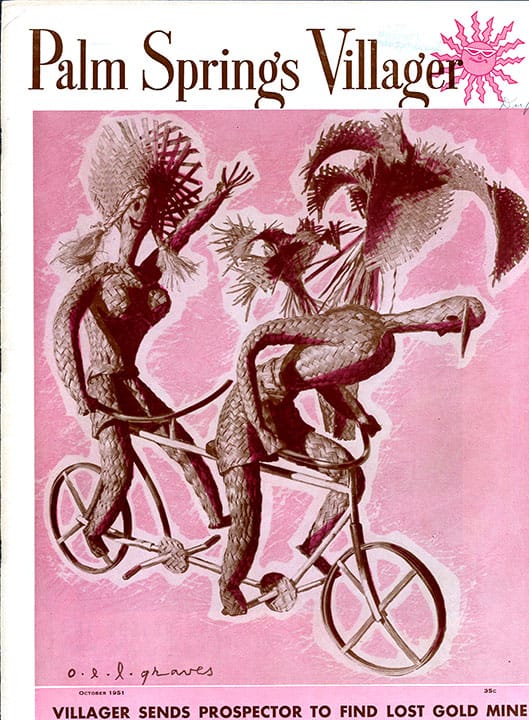 Palm Springs Villager - October 1951 - Cover Poster