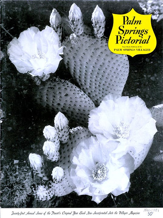 Palm Springs Villager - November 1951 - Cover Poster