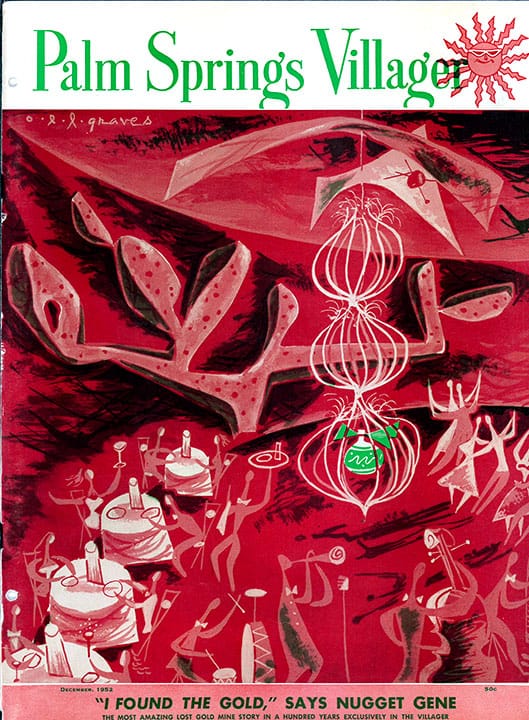 Palm Springs Villager - December 1952 - Cover Poster