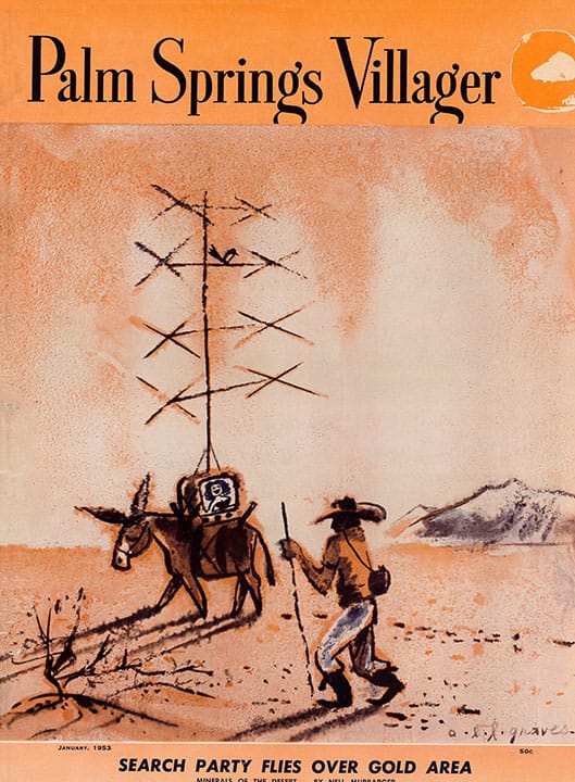 Palm Springs Villager - January 1953 - Cover Poster