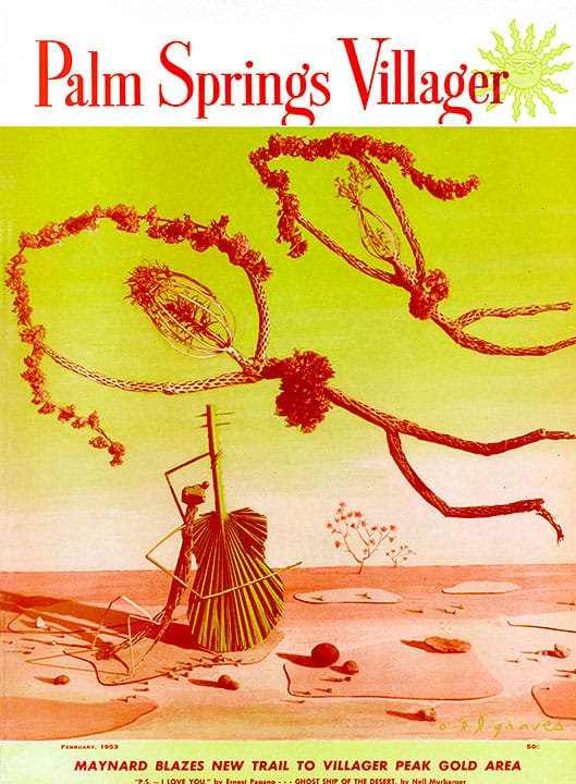 Palm Springs Villager - February 1953 - Cover Poster