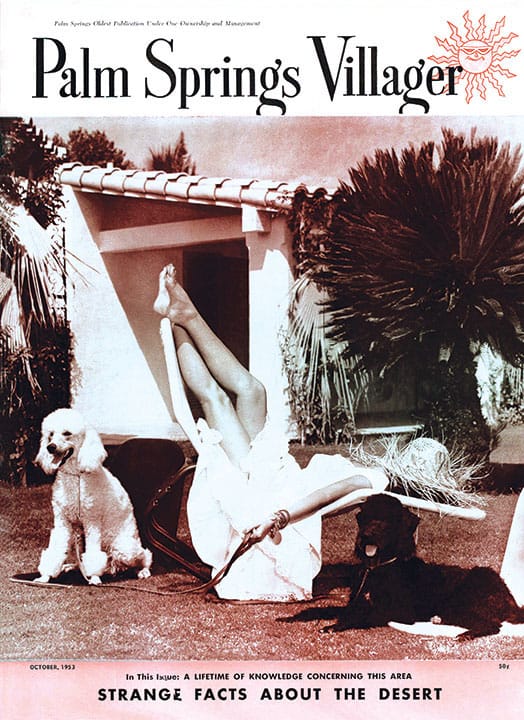 Palm Springs Villager - October 1953 - Cover Poster