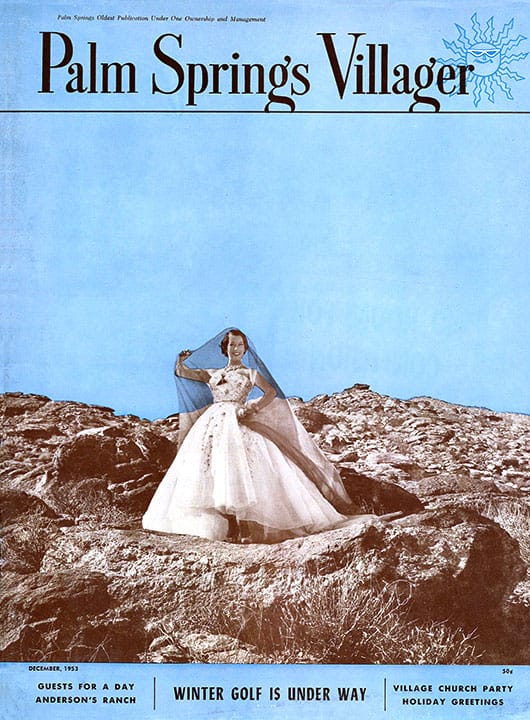 Palm Springs Villager - December 1953 - Cover Poster
