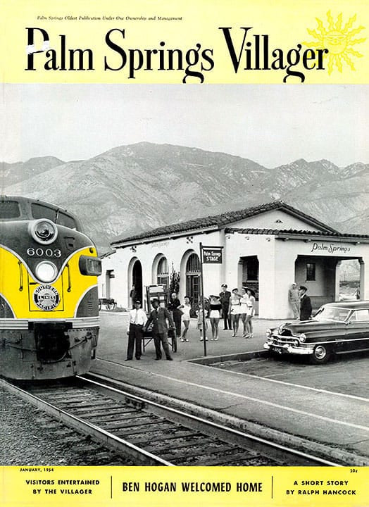 Palm Springs Villager - January 1954 - Cover Poster