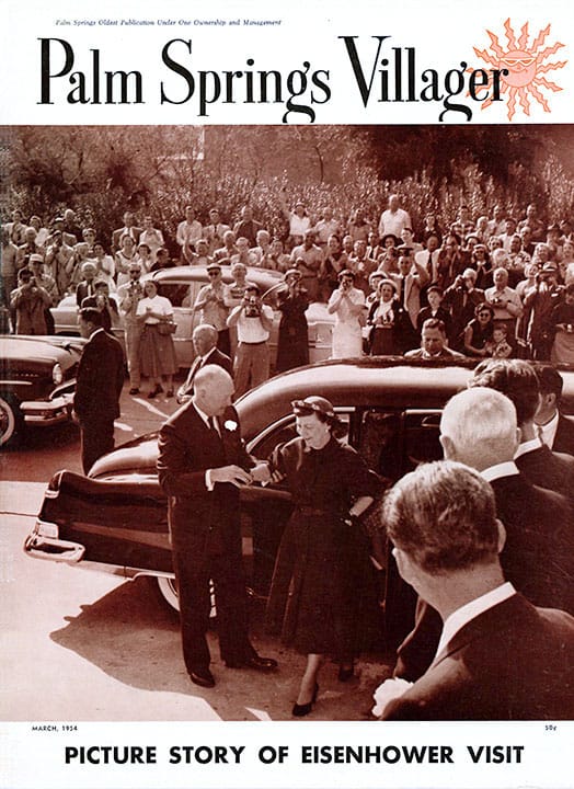 Palm Springs Villager - March 1954 - Cover Poster
