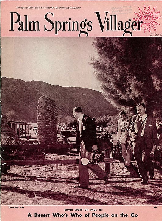 Palm Springs Villager - February 1955 - Cover Poster