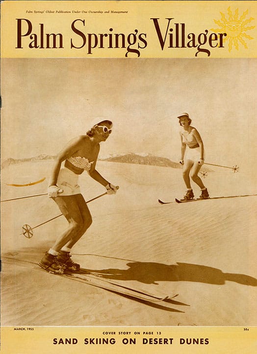 Palm Springs Villager - March 1955 - Cover Poster