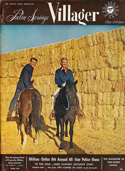 Palm Springs Villager - April 1957 - Cover Poster