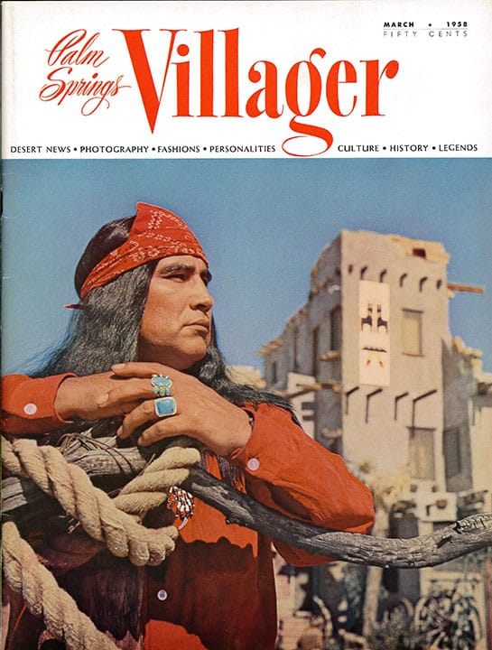 Palm Springs Villager - March 1958 - Cover Poster