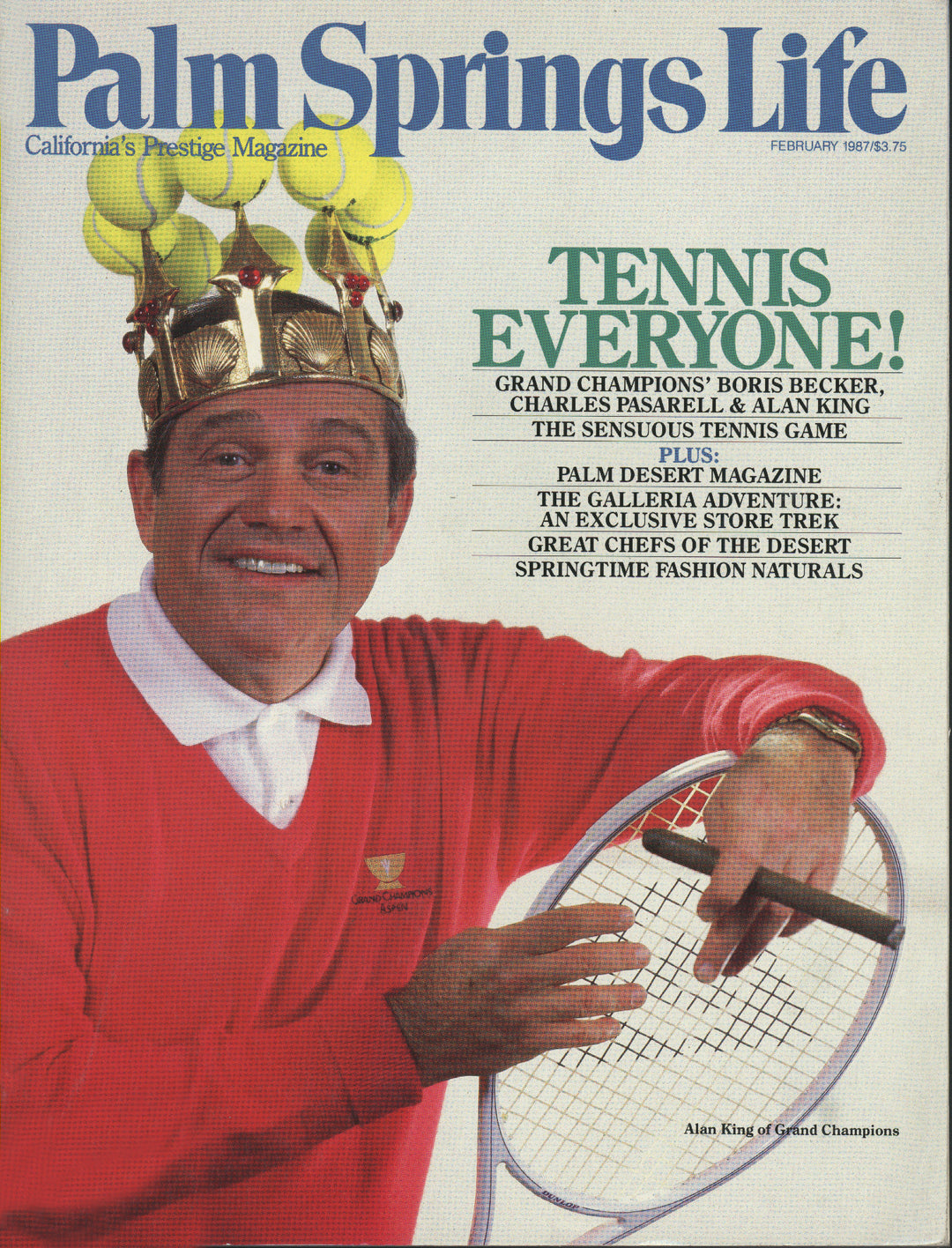 Palm Springs Life Magazine February 1987